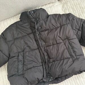 Zara Black Puffer Jacket